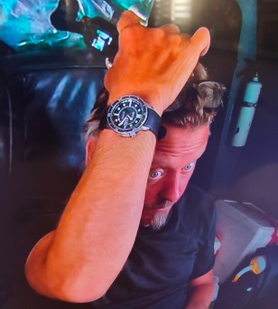 Charley Boorman wearing a Bremont Supermarine S500 in Long Way Up.