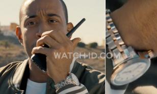 Ludacris (as Tej Parker) wearing the watch in the movie fast & Furious 6