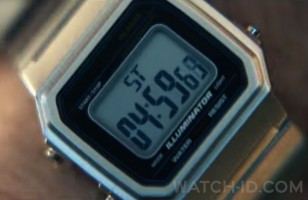 In one trailer online, the Casio logo and some other elements were digitally removed