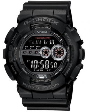 The Casio G-Shock GD100-1B is a very large watch, even for a G-Shock.