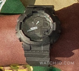 A close-up of the above image from Dayshift reveals that this is the Casio G-Shock GA100-1A1