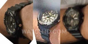 These shots of the watch on Kevin James' wrist clearly show the details of the Casio MRW-210H-1A2VCF