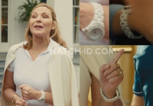 Kim Cattrall wears a Chanel J12 watch in About My Father.
