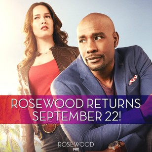 Actor Morris Chestnut wears a Guess U0500G1 watch in this promo image for the tv series Rosewood.