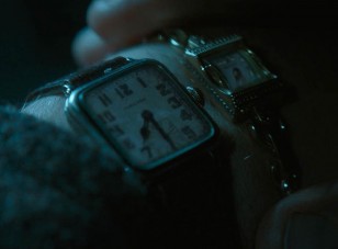 The Hamilton Hastings can be spotted next to a American Classic Lady Hamilton Vintage Quartz Watch H31241113 in the film