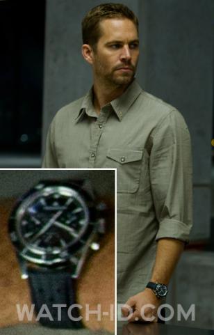 Paul Walker wears a Jaeger-LeCoultre Deep Sea Chronograph Q2068570 in the movie 