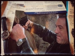 Robert De Niro signed a photo for Jardur watches. Image via Jardur Facebook page.