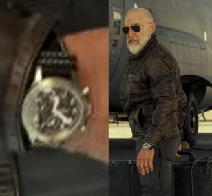 JK Simmons wearing the Jardur Degreemeter watch in The Tomorrow War.