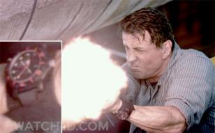 Sylvester Stallone wearing a Luminox Black Ops A.8815 in Escape Plan 