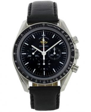 Omega Speedmaster Professional 50th Anniversary with black leather strap