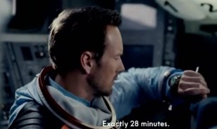 Patrick Wilson wears an Omega Professional Speedmaster in the movie Moonfall.