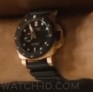 Close-up of the Panerai watch worn by Michael Imperioli in Season 2 of the HBO series The White Lotus.