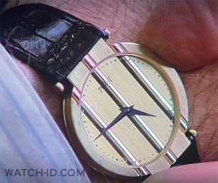 Good close-up of the Piaget Polo watch in the beginning of the film Planes, Trains and Automobiles.