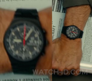 In Top Gun: Maverick, Tom Cruise wears the exact same watch as can be seen in this enhanced image.
