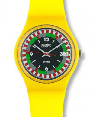 Swatch Yellow Racer GJ400