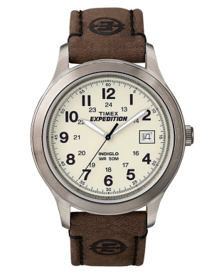 Timex Expedition Metal Field 37mm Leather Strap watch T498709J