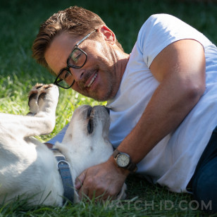 Rob Lowe wears a Timex Expedition watch in the 2023 Netflix film Dog Gone.