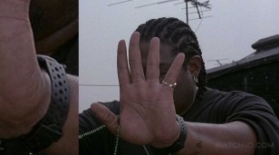 Forest Whitaker wears a Victorinox Swiss Army 24242 Renegade watch with Compass in the movie Ghost Dog.