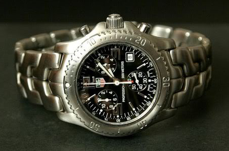 Tag Heuer Men's CT1111.BA0550 'Link' Chronograph Stainless Steel Watch