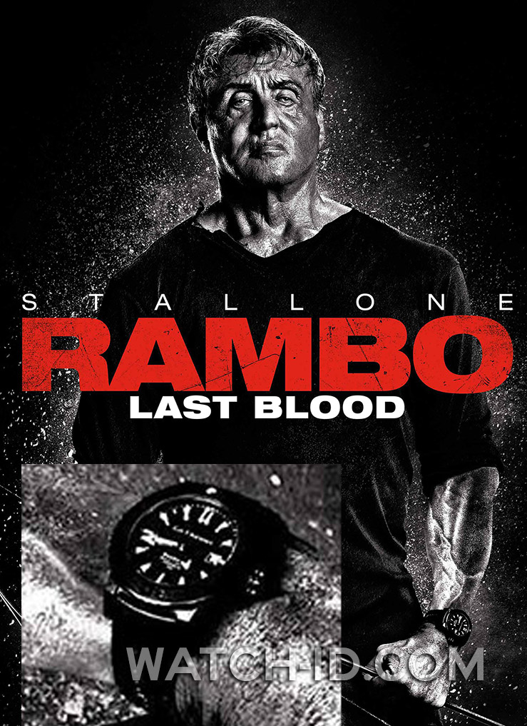 Carl F. Bucherer Patravi ScubaTec Black Sylvester Stallone Rambo Last Blood Watch ID