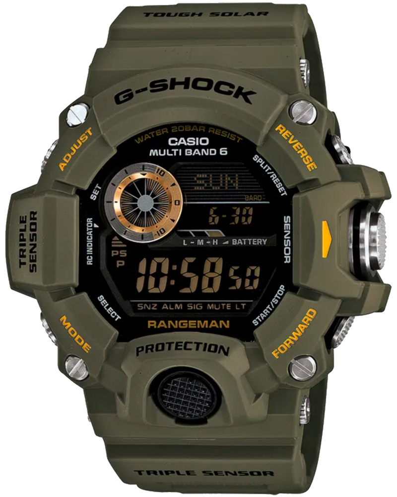 Casio G-Shock GW-9400-3 RANGEMAN - Chris Hemsworth - Extraction | Watch ID