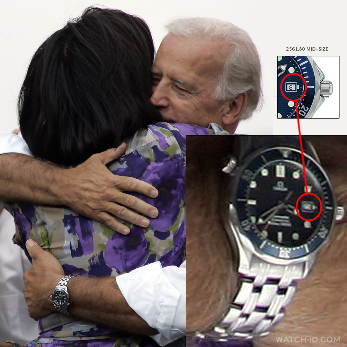 Omega Seamaster 300M Mid-Size Quartz 2561.80 - Joe Biden | Watch ID