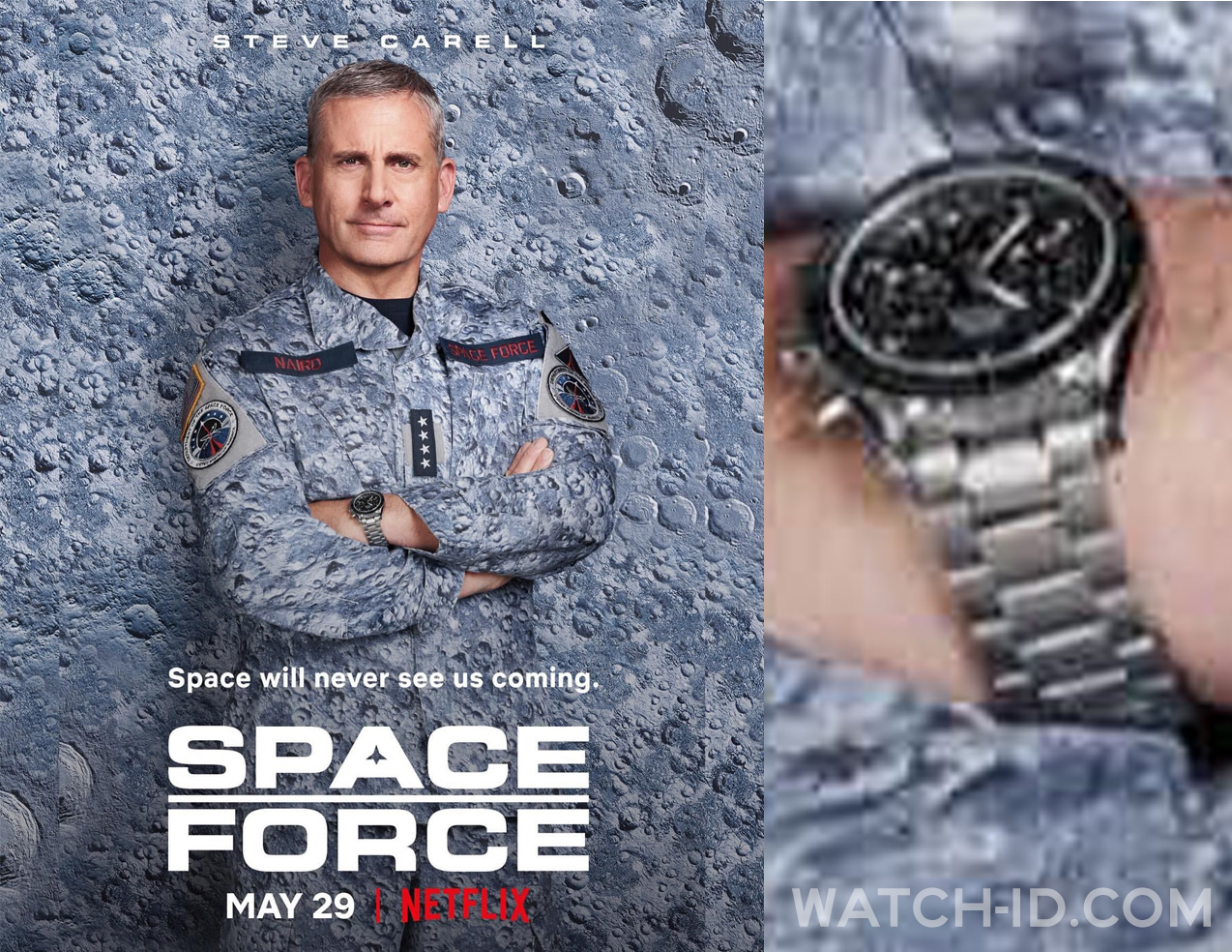 Omega Speedmaster Steve Carell Space Force Watch ID