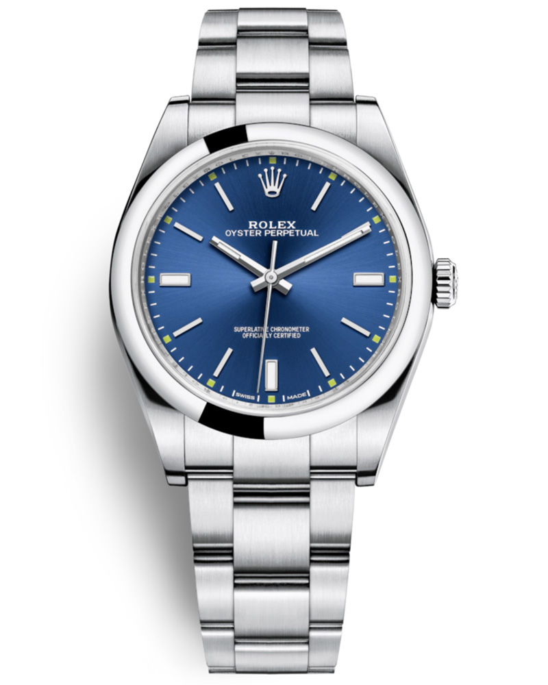 oyster perpetual 39 blue