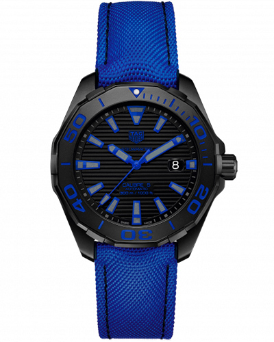 TAG Heuer Aquaracer Titanium Blue Leo Wu Lei S.M.A.R.T. Chase